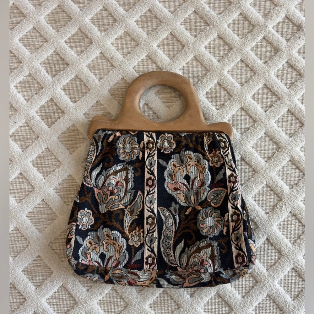 Vintage floral tapestry